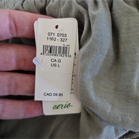 NWT aerie sage tiered mini skirt - Picture 7 of 8